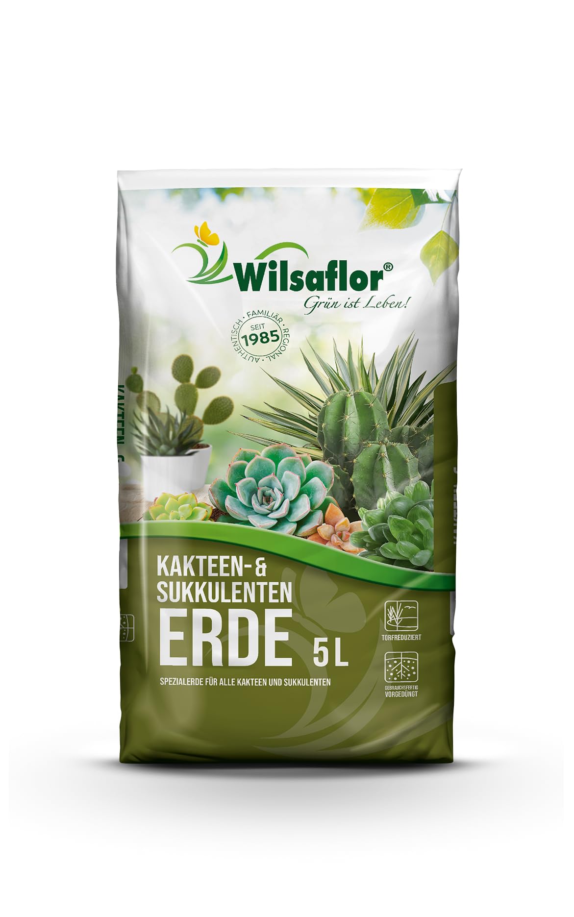 JSM - Wilsaflor® Kakteen- und Sukkulentenerde 10 x 5 L