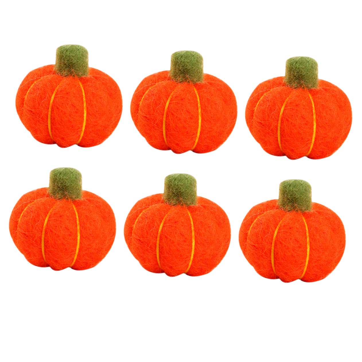 18stücke Teiliges Aus Filz-Pumpkin-Girlande Für Halloween-Dekoration Niedliche -Pumpkin-hänger Für Festliche Anlässe Langlebig Und Ansprechend Für Ihre Eingangstür