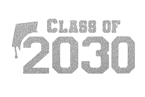 Miniatura 10 de Class of 2030 Iron On Decal, Graduation Shirt Transfer, Graduate TShirt Patch, DIY Crafts, Graduation Cap, Pick Size and Color, Iron-On Almost