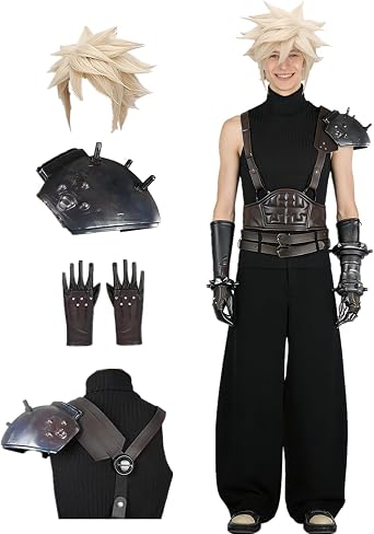 US size Anime Cosplay costume Mens Remastered costume party suit