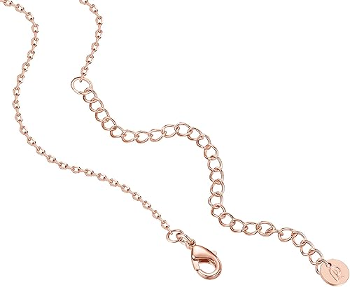 Miniatura 11 de PAVOI Collar de estación chapado en oro de 14 quilates, collares de capas de diamantes simulados, cadena de circonita cúbica para mujer