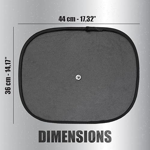 Miniatura 4 de Parasol para ventana de automóvil para bebé, paquete de 4 parasoles automotrices para ventanas laterales, bloqueador y protector UV, fácil