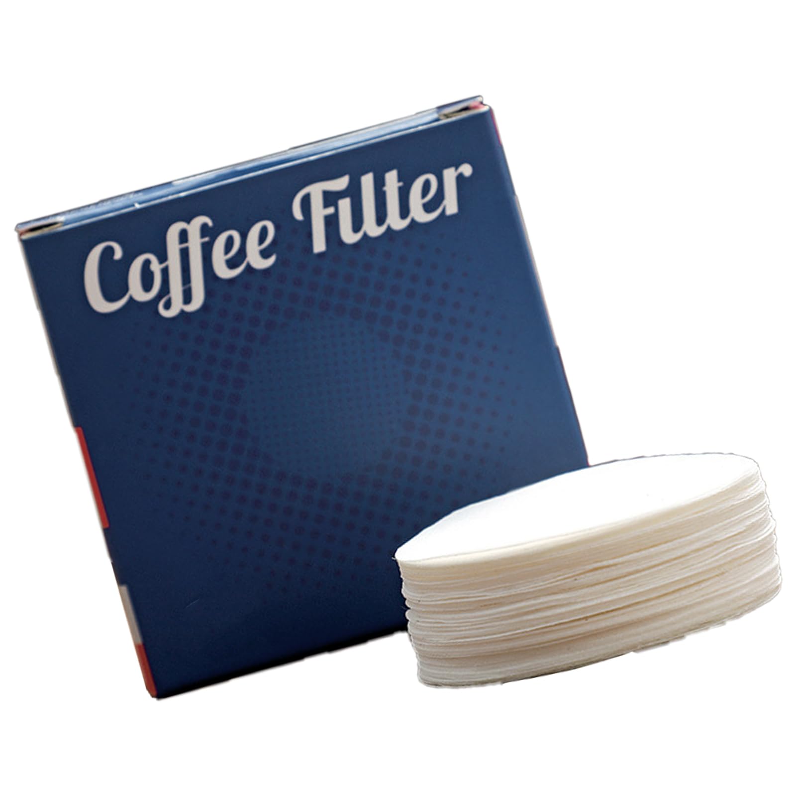 ZWWAAZHF 100Pcs Not Decolorant Coffee Filter Papers for Espresso Machine Handle Coffee Accessories Round Filter Paper