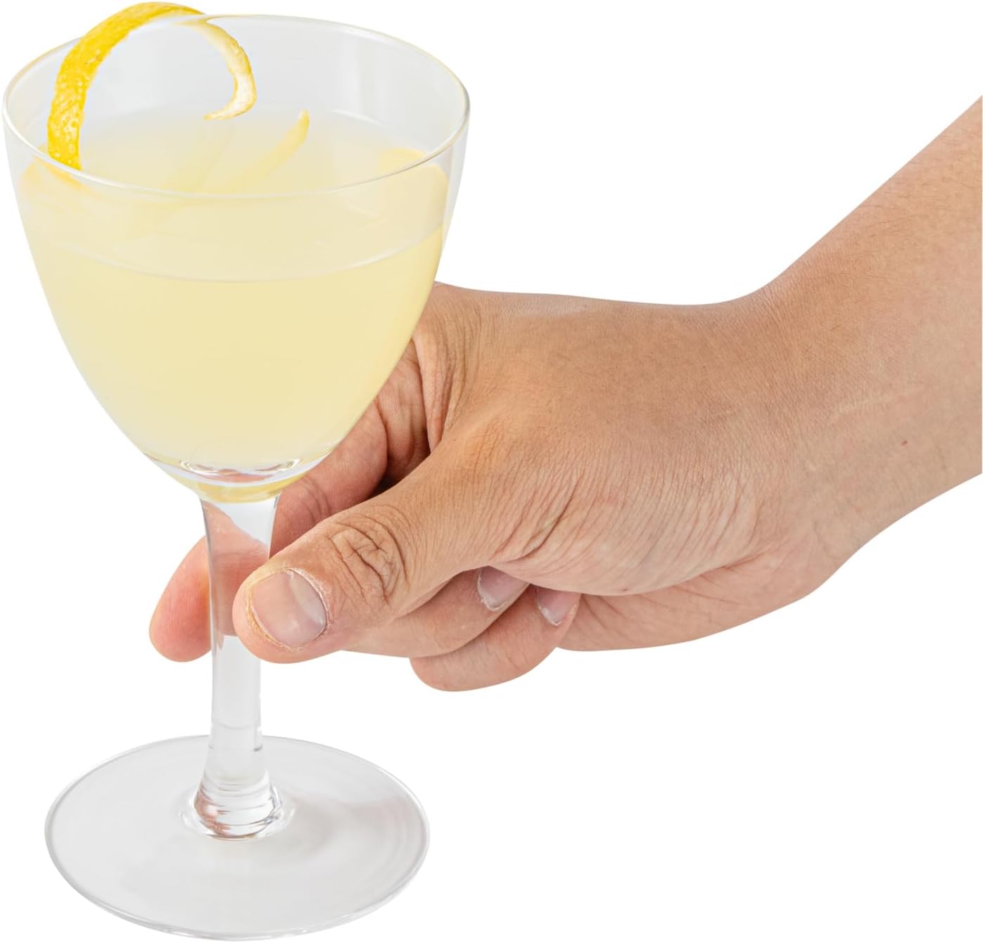 Restaurantware-Vetri 7 Ounce Nick And Nora Glasses, 6 Dishwashable Martini Glasses - No Lead, Vintage Inspired, Clear Glass Cocktail Drinkware, For Hosting Parties, Serve Whiskey, Gin And More - Image 11