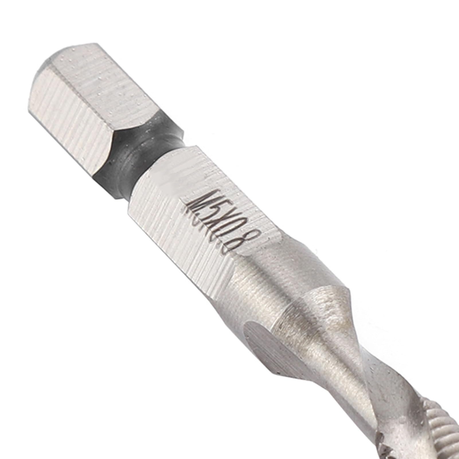 Yuecoom Hex Shank Drill,Hexagonal Handle Compound Tap Drill Bits M5 HSS 1/4