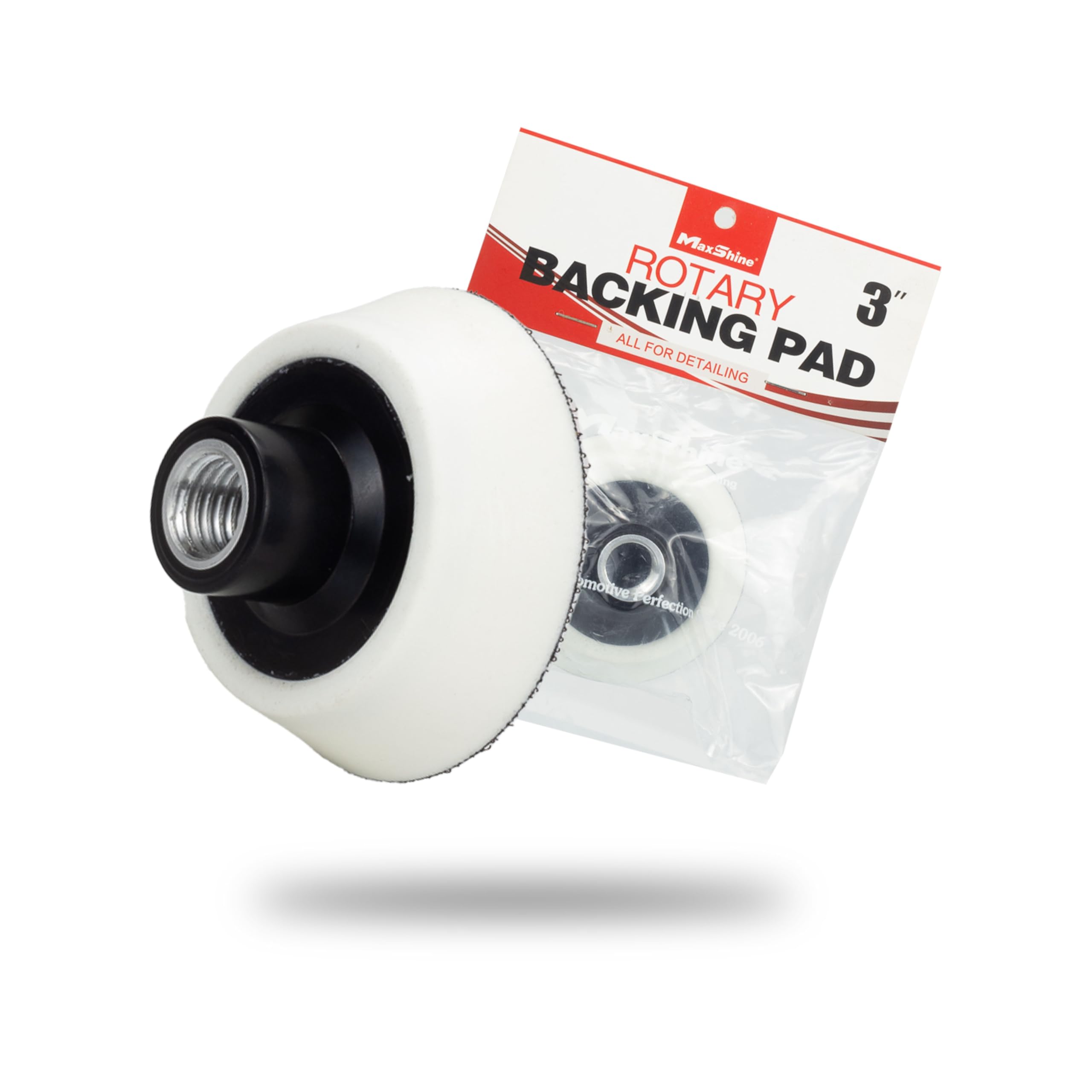 3" Universal Professional Rotary Polisher Backing Pad – High-Performance 75mm Hook & Loop Plate – 5/8" Thread – Compatible with All Rotary Polishers for Car Detailing