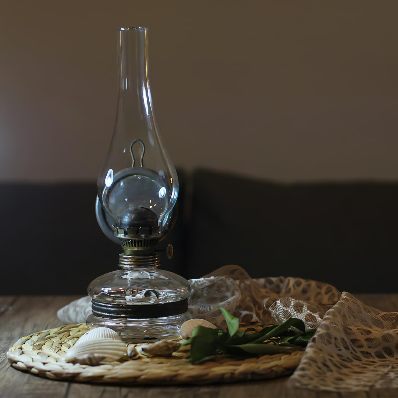 SEWACC Clear Glass Oil Lamp Chimney Shade – Windproof Replacement For Kerosene Lamps - View #8
