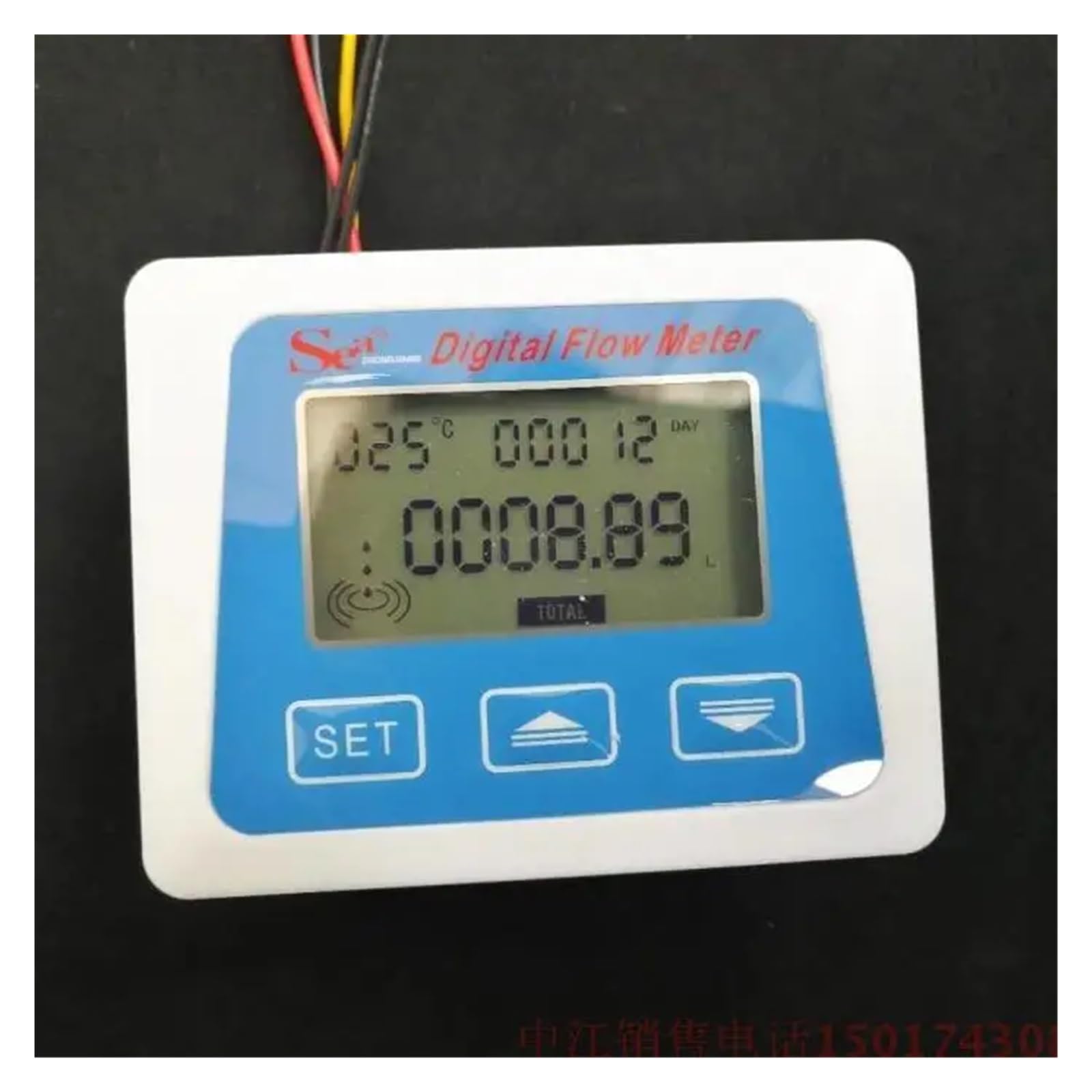 Medidor de Flujo de Agua Contador de Agua Digital, Sensor De Flujo G1/2, Medidor De Flujo Con Pantalla Digital, Medidor De Flujo, Totómetro Electrónico, Medidor De Agua, Tiempo De Temperatura Uso Inte
