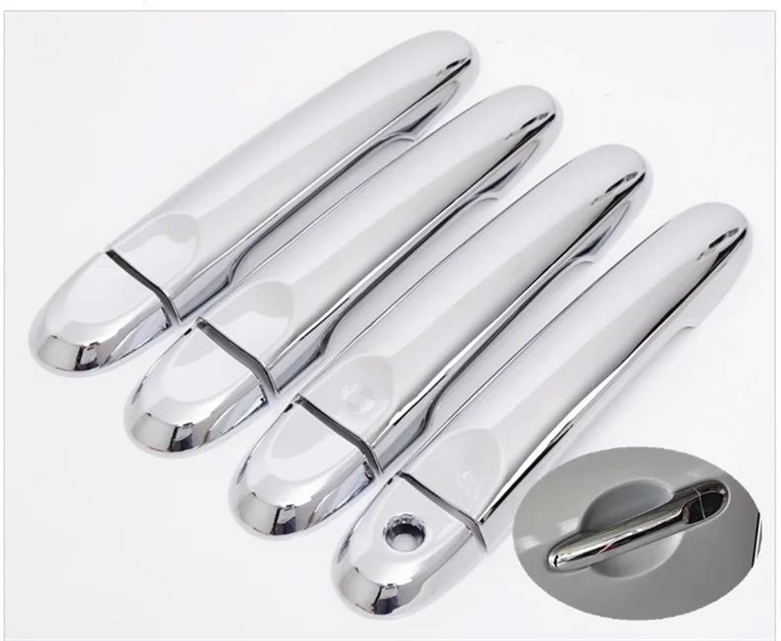 NMJLQW Car Door Handle Cover Exterior Trim Decorative for Nissan for Tiida for Note E12 2012-2019