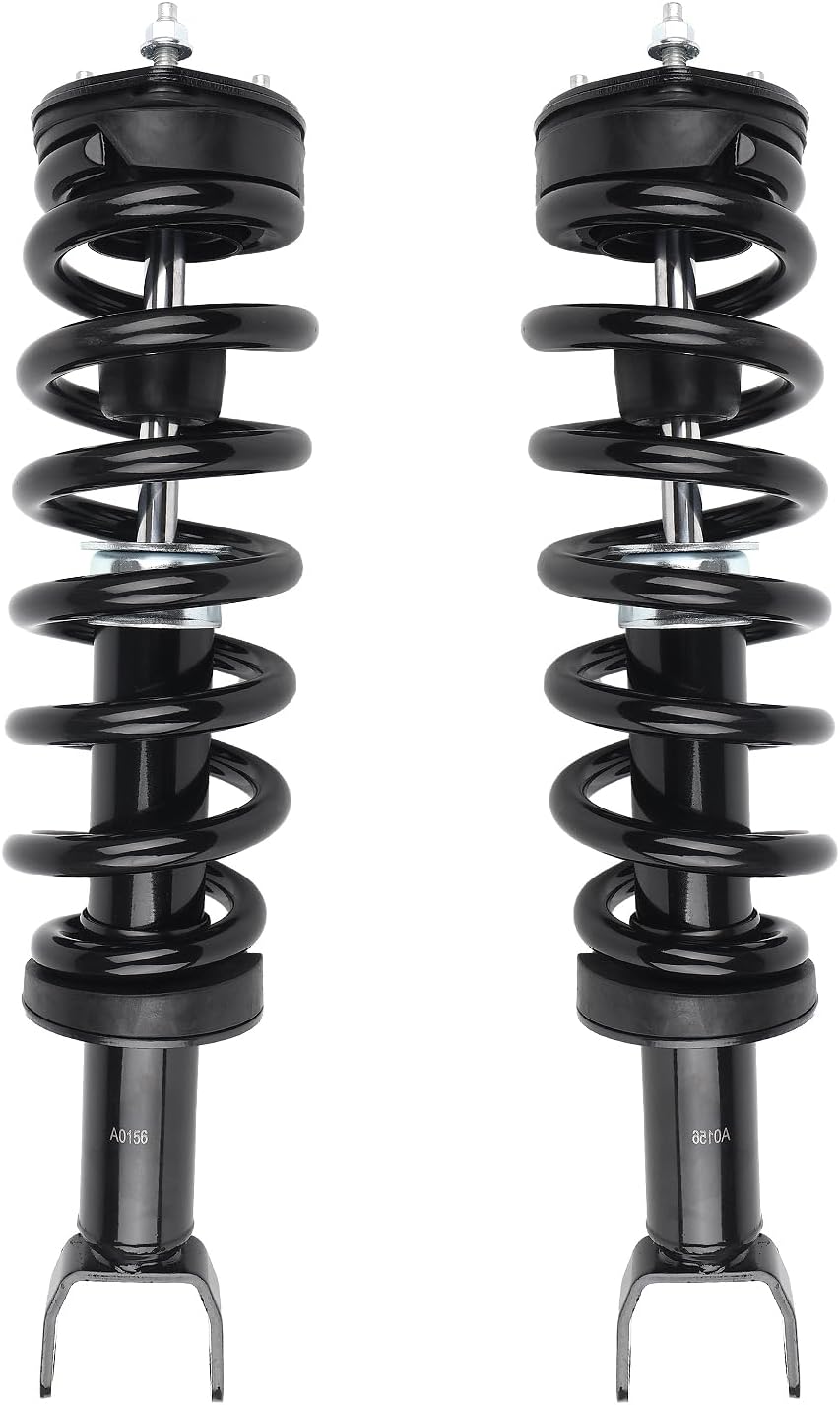 Autoround Pair 172292 Front Complete Shock Absorber Compatible with Ram 1500 2011-2018, Dodge Ram 1500 2009-2010, Ram 1500 Classic 2019-2023, Left & Right Struts with Coil Spring Assembly