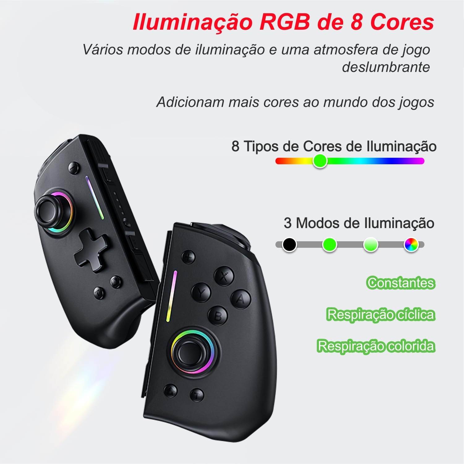 Controle para Nintendo Switch sem Fio Hall Effect Joystick