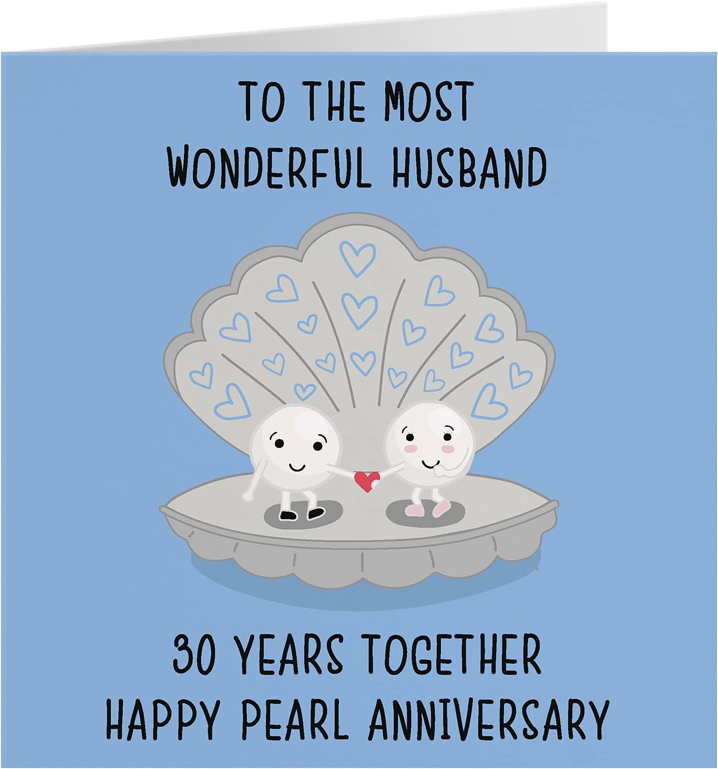 55th Wedding Anniversary Plaque Gift For Husband Wife - 55 Years Together - Happy Emerald Anniversary Wooden Heart For Women Men Partner, Light Wood - View #2