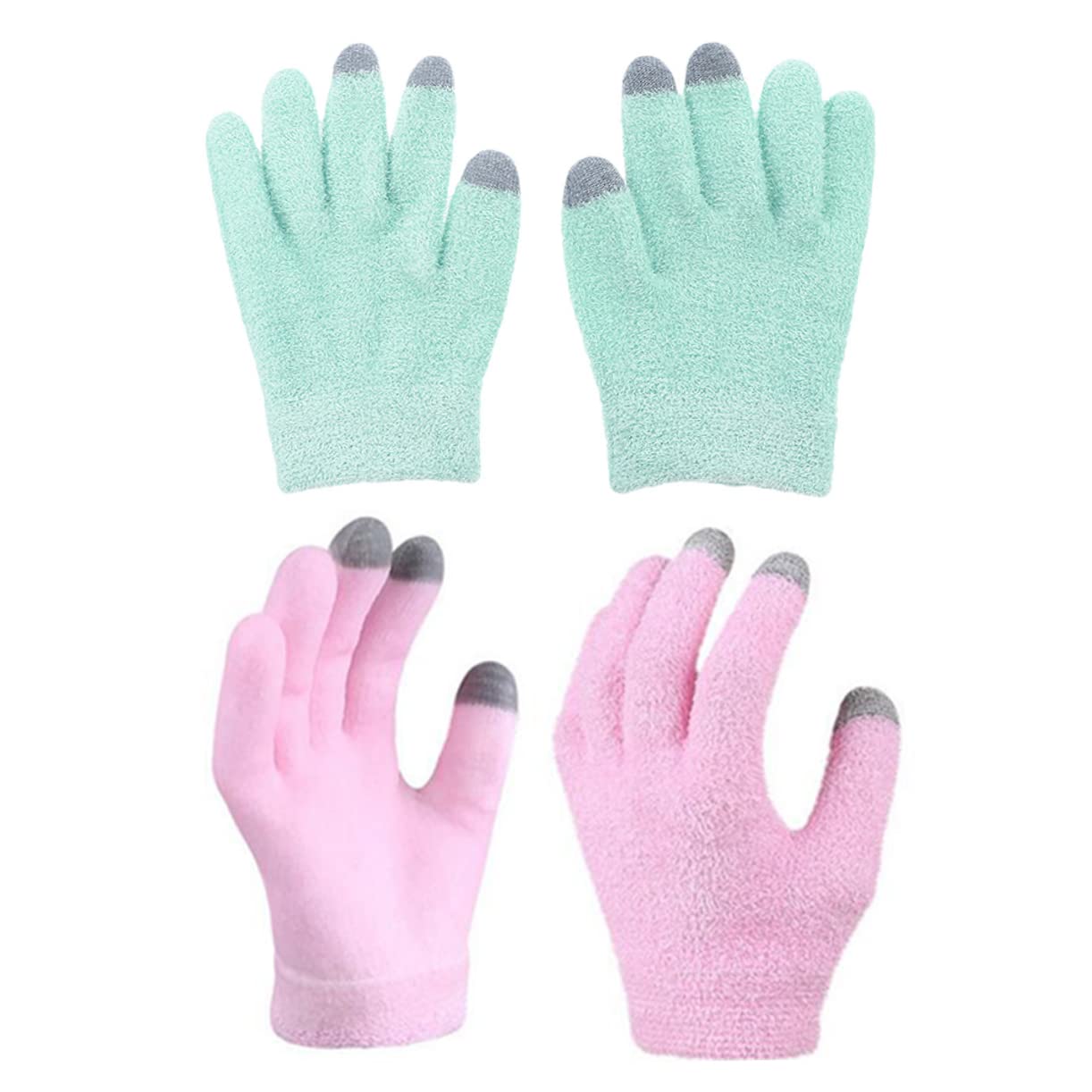 Guantes Táctiles Hidratantes para Manos, Plume Yarn, 2 Pares