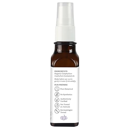 Miniatura 4 de Aura Cacia Cuidado natural orgánico de la piel, aceite nutritivo de Tamanu, botella de 1 onza líquida