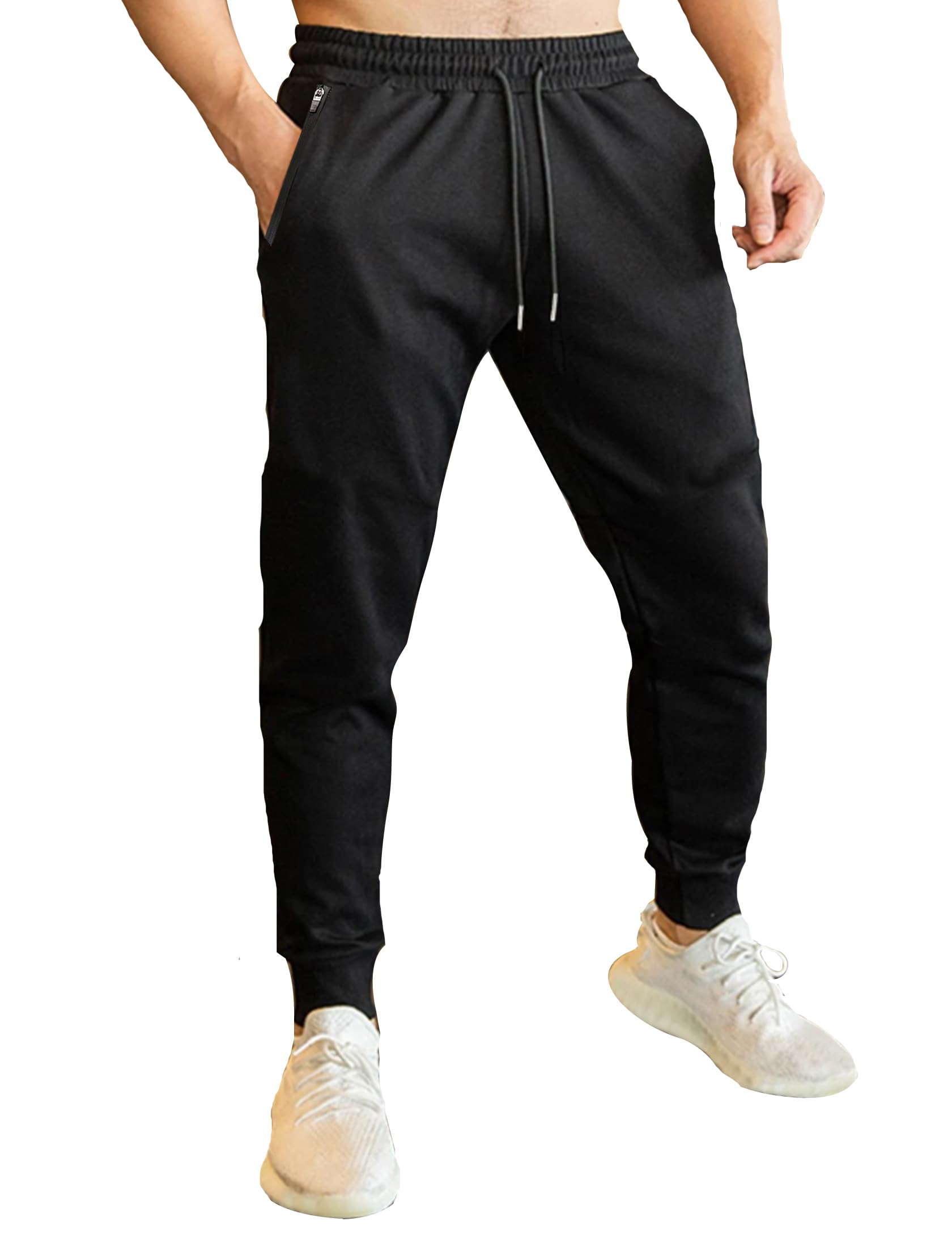 JUGULAR Men's Slim Fit Mid Rise Track Pant