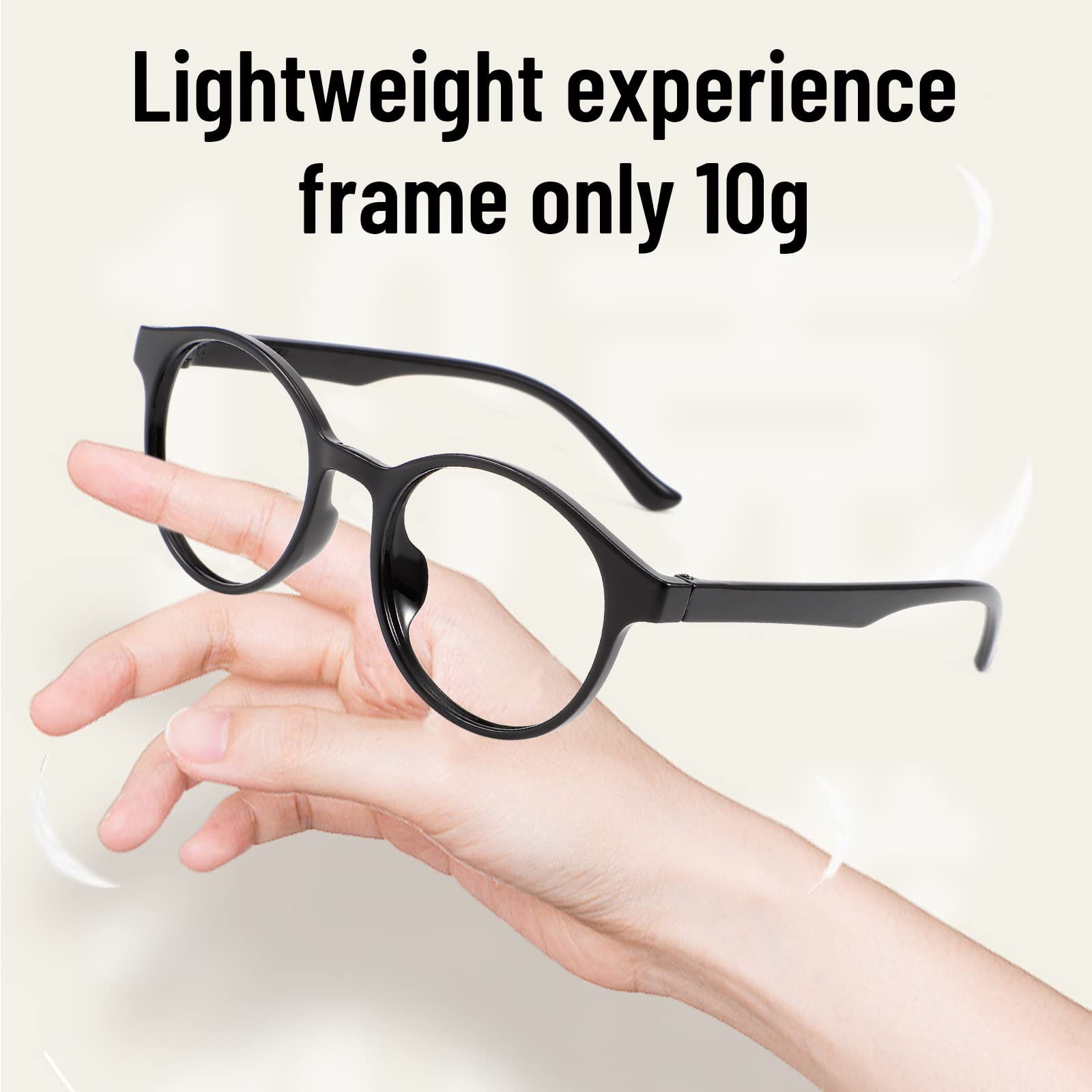 Przene 4 gafas de bloqueo de luz azul para hombres y mujeres, retro, redondas, para juegos de ordenador, antifatiga ocular, UV/deslumbramiento