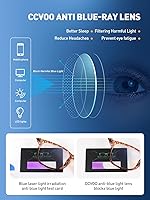 Vista 55 de CCVOO Reading Glasses for Women/Men, Eyeglasses, Blue Light Readers for Women/Men, Computer Eye Glasses, Cheaters