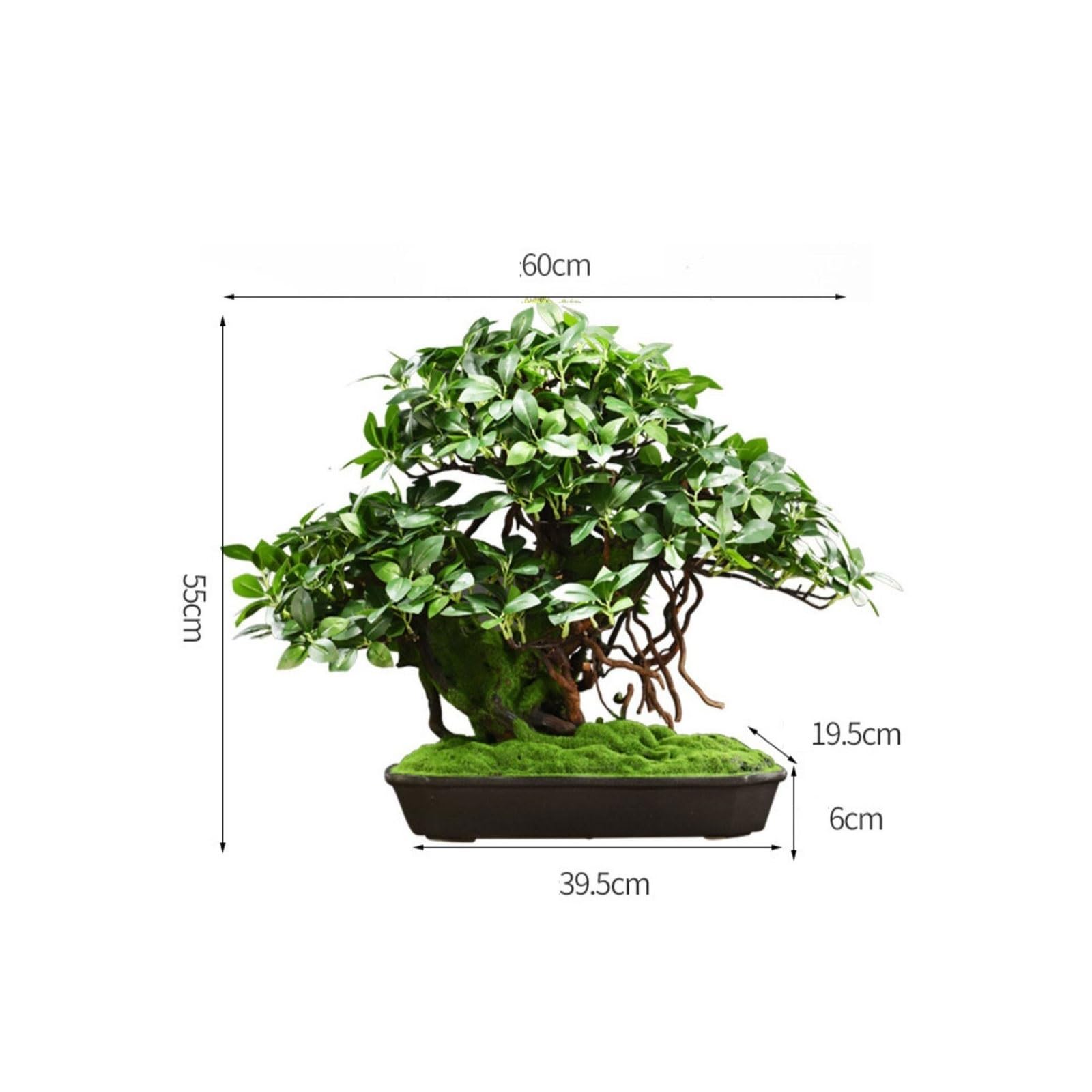 Duże sztuczne Ficus sztuczne rośliny bonsai zielony salon