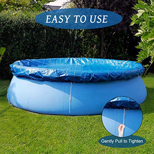 Evoio Pool Covers For 6 8 10 12 15 Ft Diameter Above Ground Round Pool, Easy Set And Frame Pools, Inflatable Pool Covers, Hot Tub Spa Pool Blanket Covers Ideal For Waterproof And Dustproof (8 Ft) #TOP6
