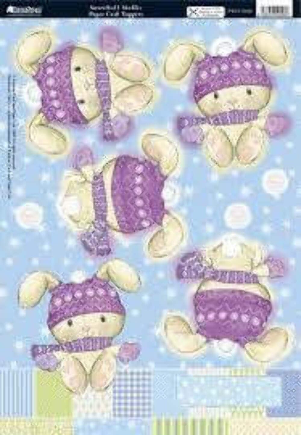 Kanban Crafts Snowball Mollie Papercraft Toppers