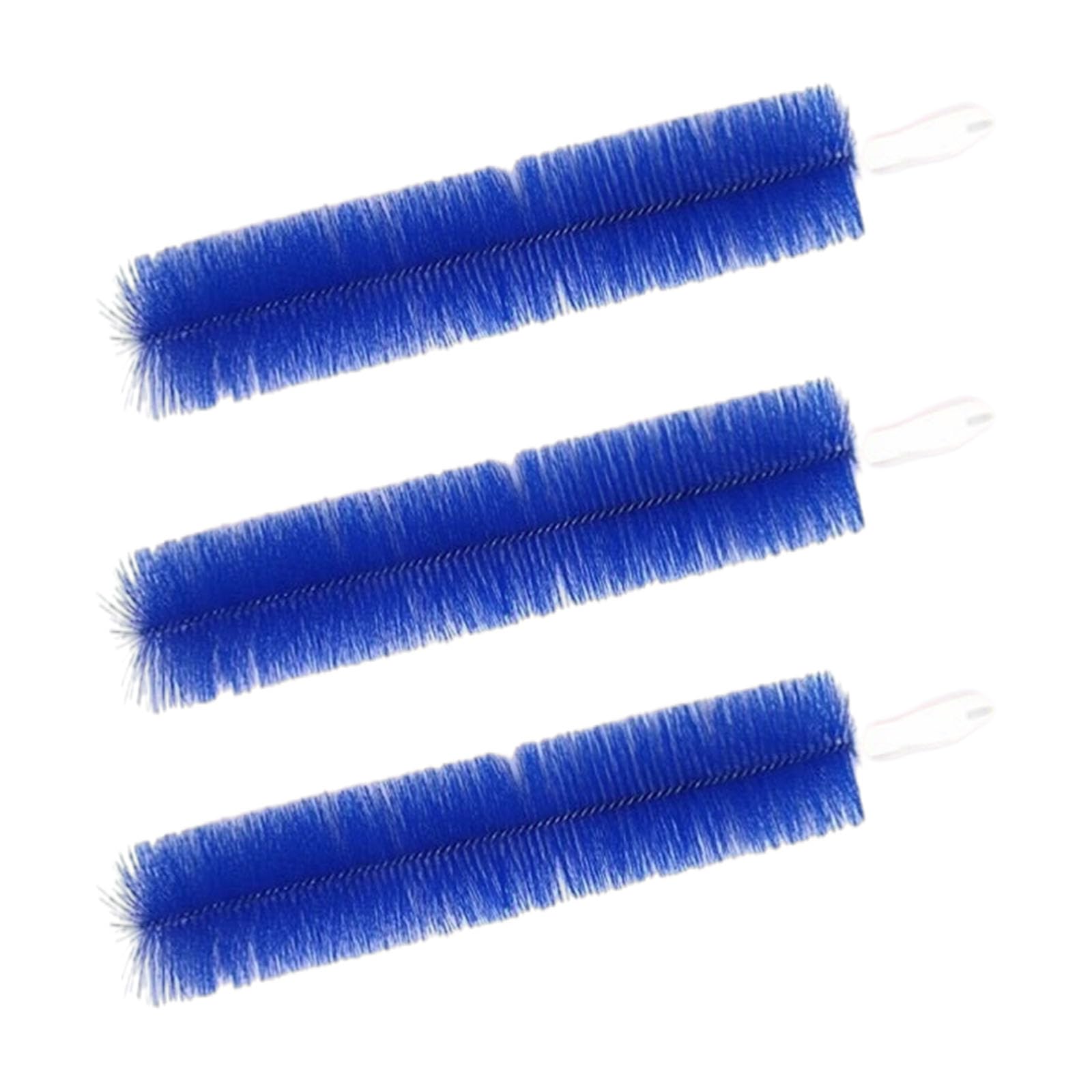 Flexible Household Brush with PP Bristles and Wire Spine for Narrow Crevices, Blinds and Indoor Vent Care Blind Brush Fan Vane Dryer Vent Crevice Lampshade Household Washable