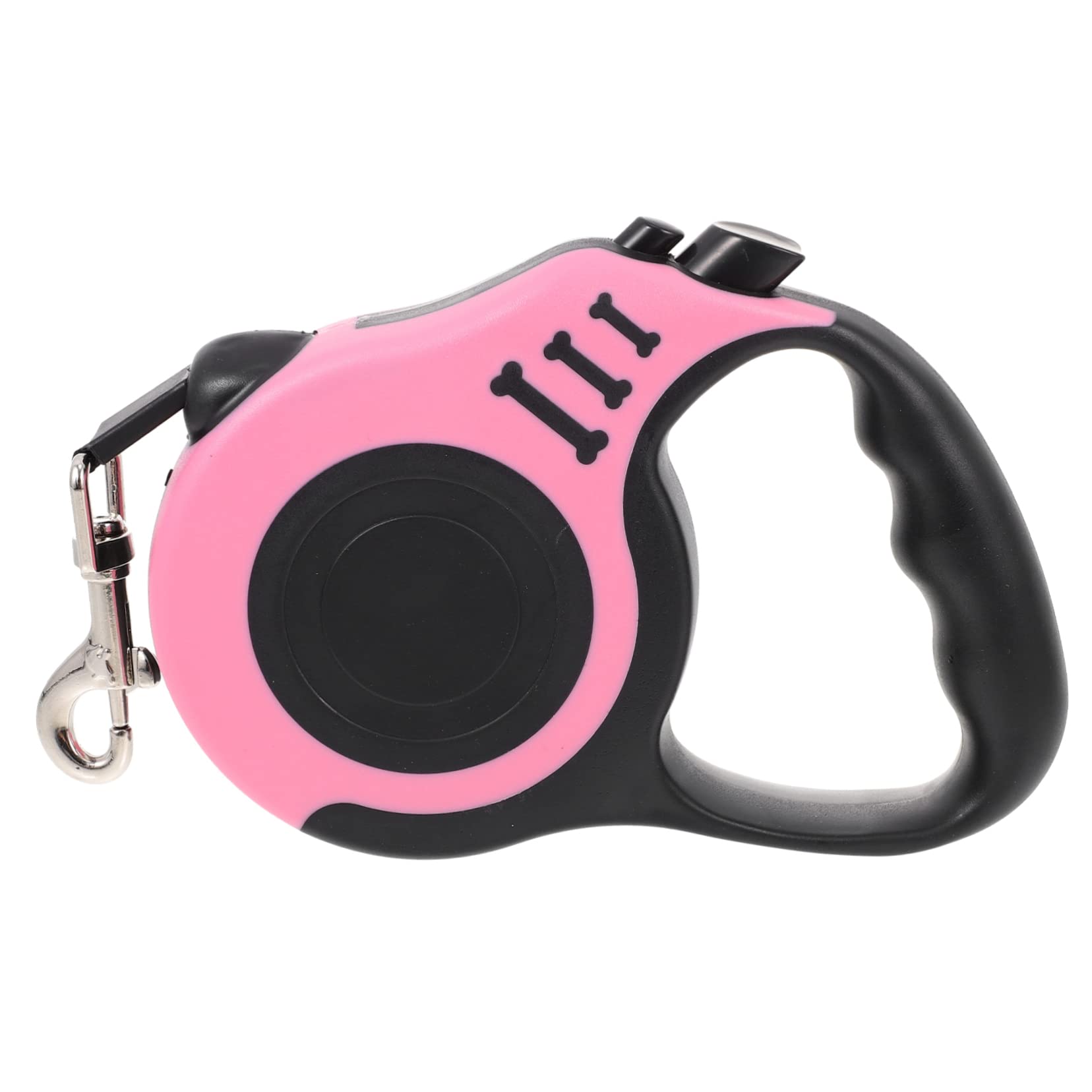 Mikikit Retractable Dog Leash Portable Pet Leash for Puppies Ergonomic Design Auto Stretch Draw Back for Outdoor Use Lightweight Material Convenient One Hand Control