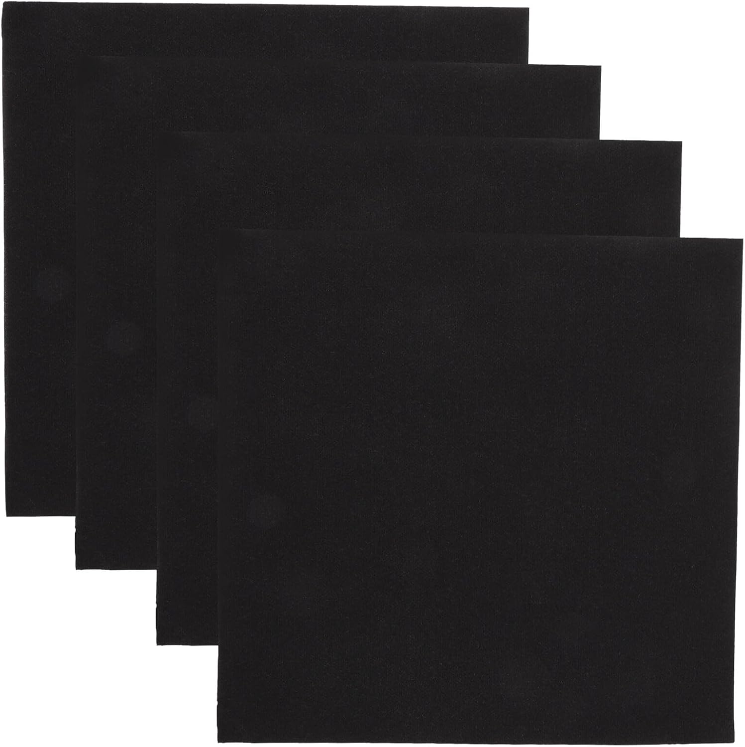 Disposable Black Paper Dinner Napkins 50pcs Thick Hotel Grade Table Napkins for Wedding Party Banquets and Holiday Supplies