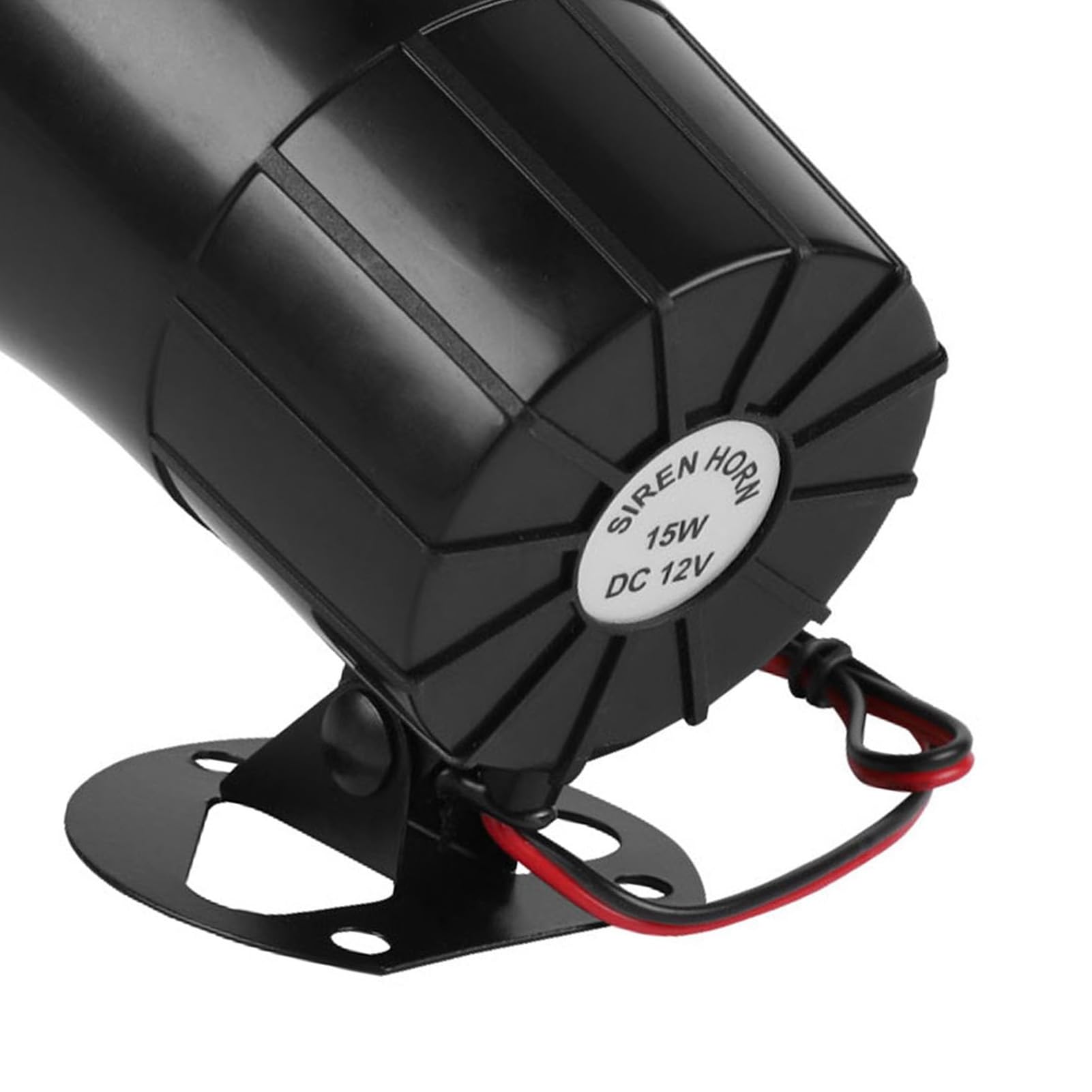 Sonew Przewodowy alarm DC 12 V, syrena klaksonowa do systemu ochrony domu, do użytku wewnątrz i na zewnątrz, ognioodporna 115 dB