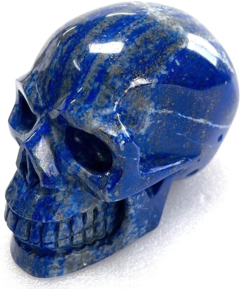 Lapis Lazuli Carved Crystal Skull (Size : 900-1000g)