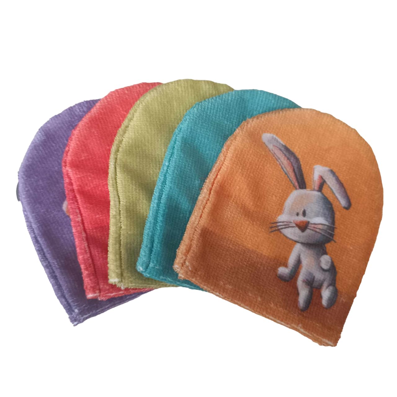 Mini-gants de toilette animaux colorés pour des moments de tendresse avec bébé