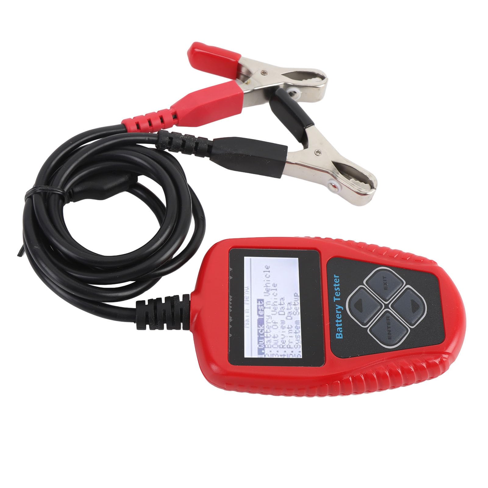 Dilwe Tester Akumulatora Samochodowego 12 V Cyfrowy Tester Obciążenia Akumulatora CCA 100 do 2000 30 do 220 Ah LCD Narzędzie Testowania ładowania Rozruchowego dla Warsztatów Mechanicznych i