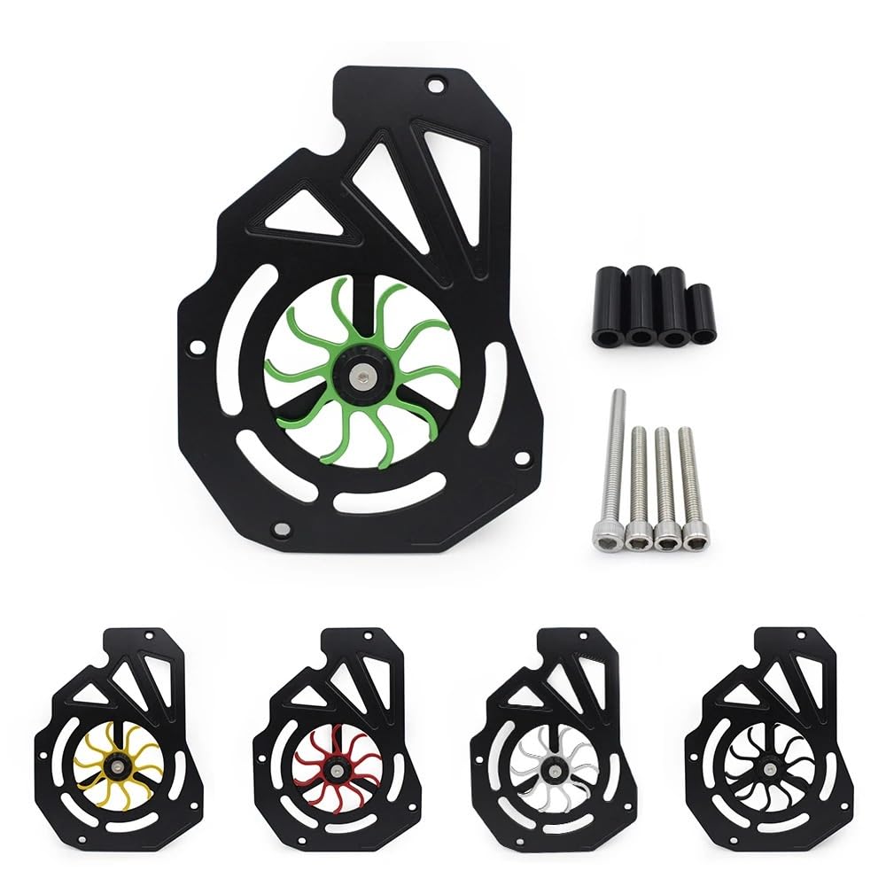 silnika motocykla osłona stojanów Pasuje do ADV160 PCX160 2021 2022 2024 SEMSPEED osłona chłodnicy motocykla straż CNC Multicolor osłona grilla osłona paska(Green)
