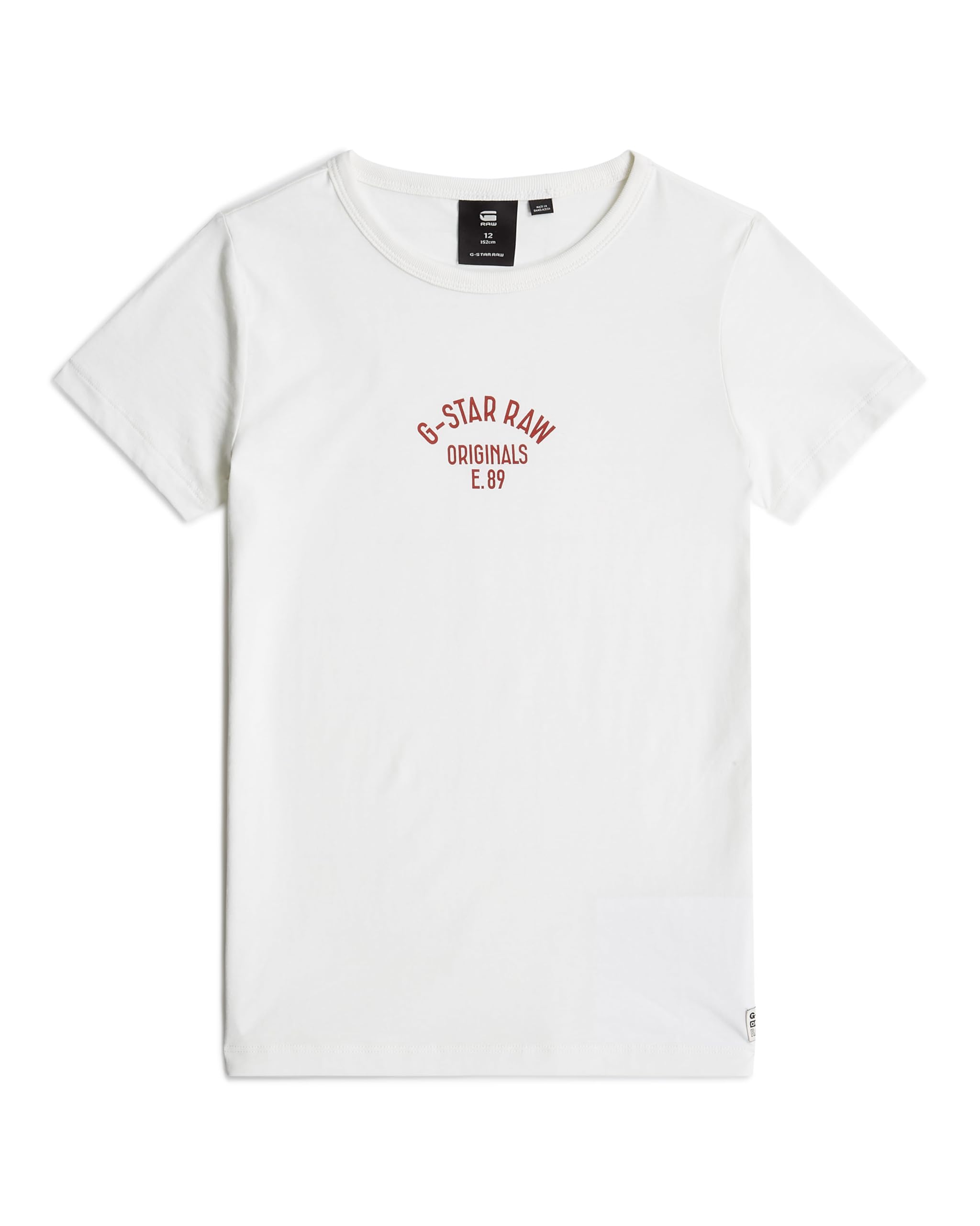 G-Star Girl's Kids Top Regular , White (buff D24973-01-1358), 6