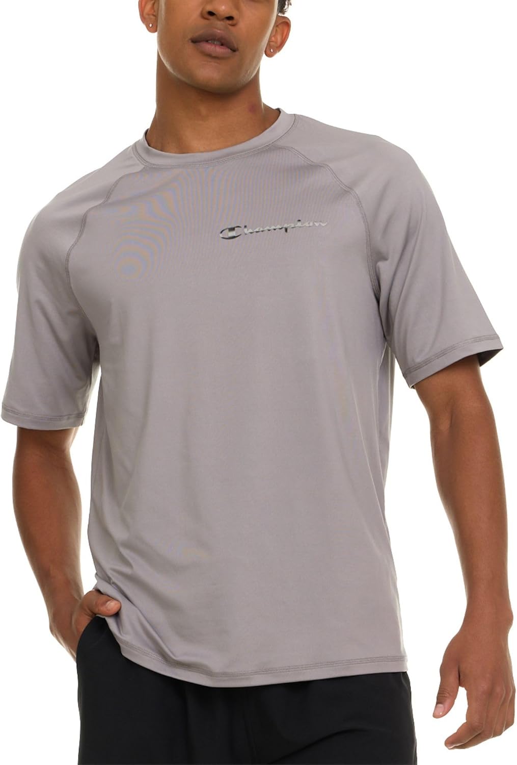 Champion Rash Guard for Men Short Sleeve, Mens Swim Shirt, Sun Shirt UPF+ 50 UV Protection, SPF Quick Drying Rashguard - Image 3