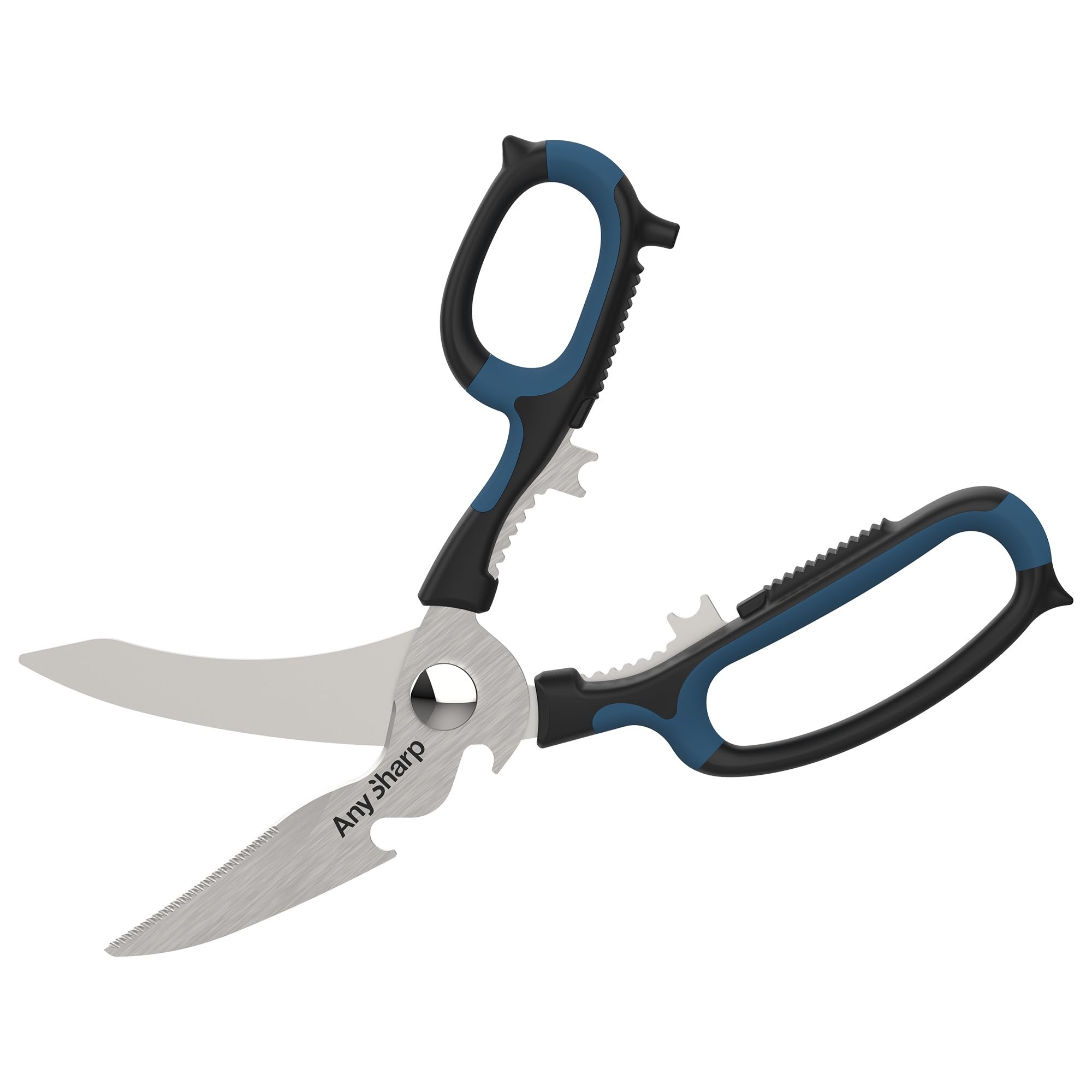 AnySharp Smart Sizzors 'Cut Anything' Multi-Purpose Scissors, Blue