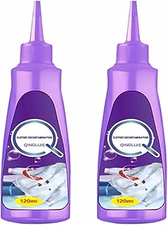 Active Enzyme Laundry Stain Remover Biological Enzyme Active Enzyme Laundry Detergent Garment Stubborn Active Enzyme Stain Cleaner Oil Remover (Purple,2*Pcs)