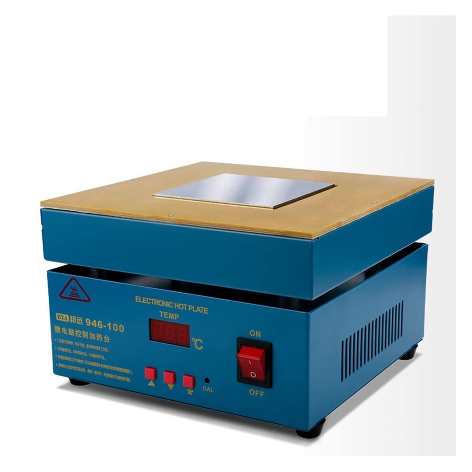 946C Heating Station Electronic Hot Plate Maintenance Preheating Platform for BGA PCB SMD Phone LCD Touch Screen Repair(100mmX100mm)