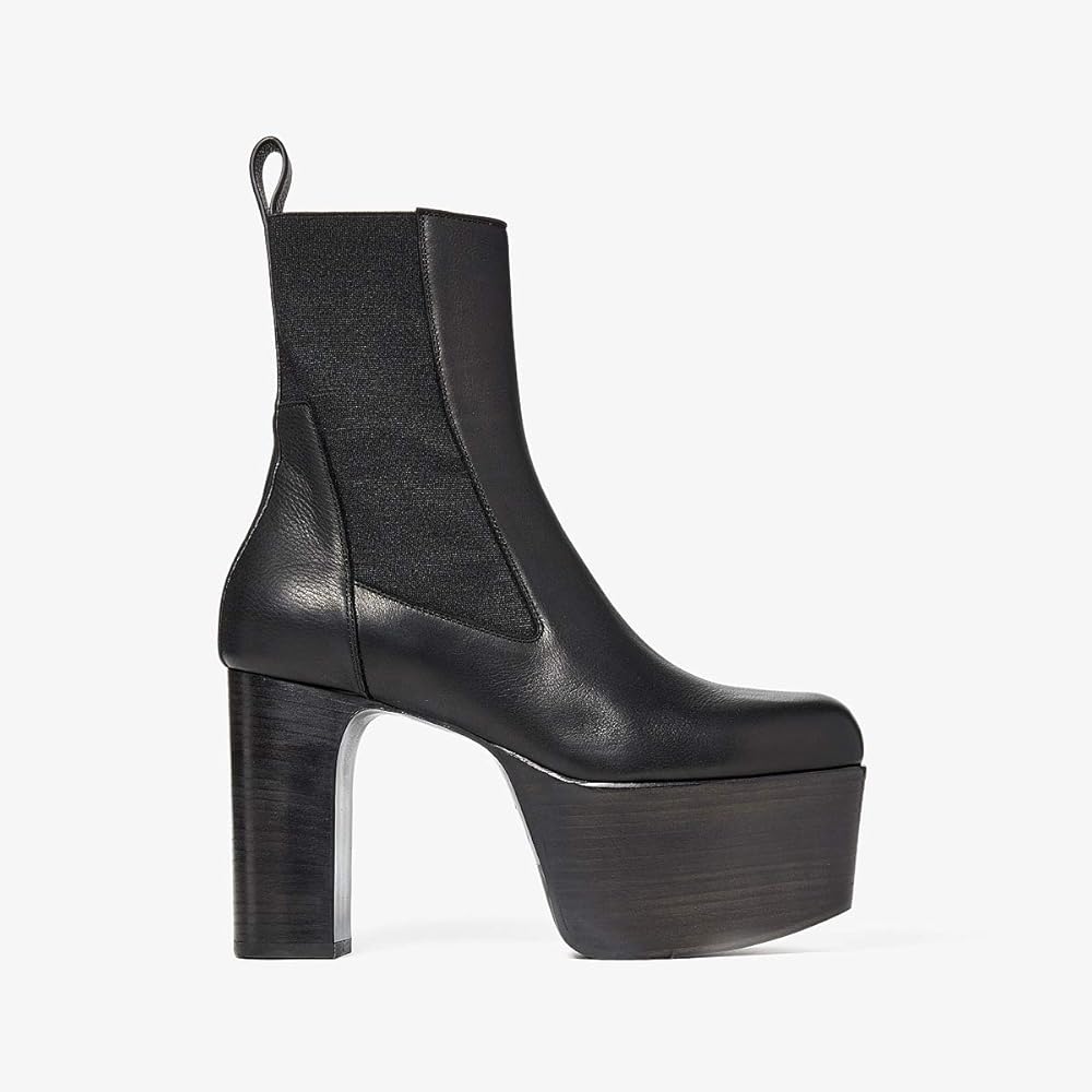 rick owens heel boots
