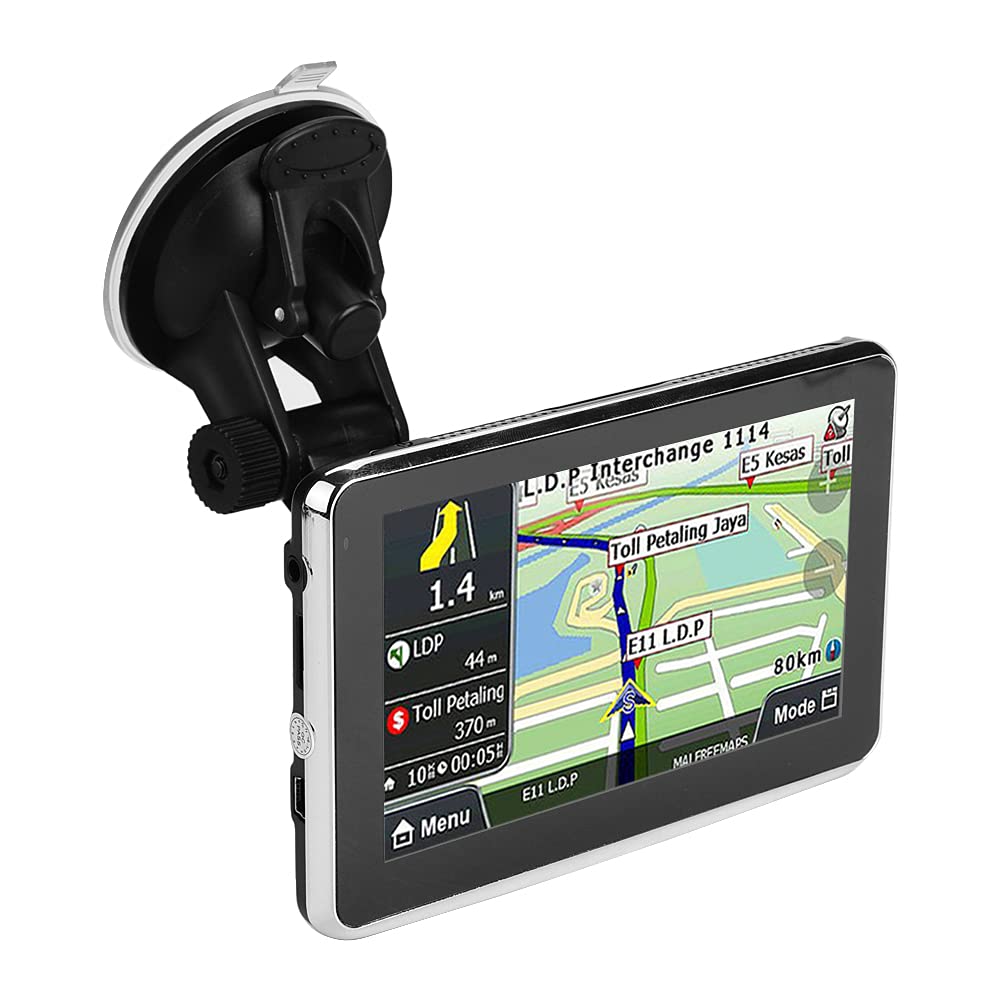 Navigateur de voiture à écran tactile de 5 pouces Navigation GPS universelle DDR256M 8G MP3 FM Europe carte 508 pour pièces de rechange