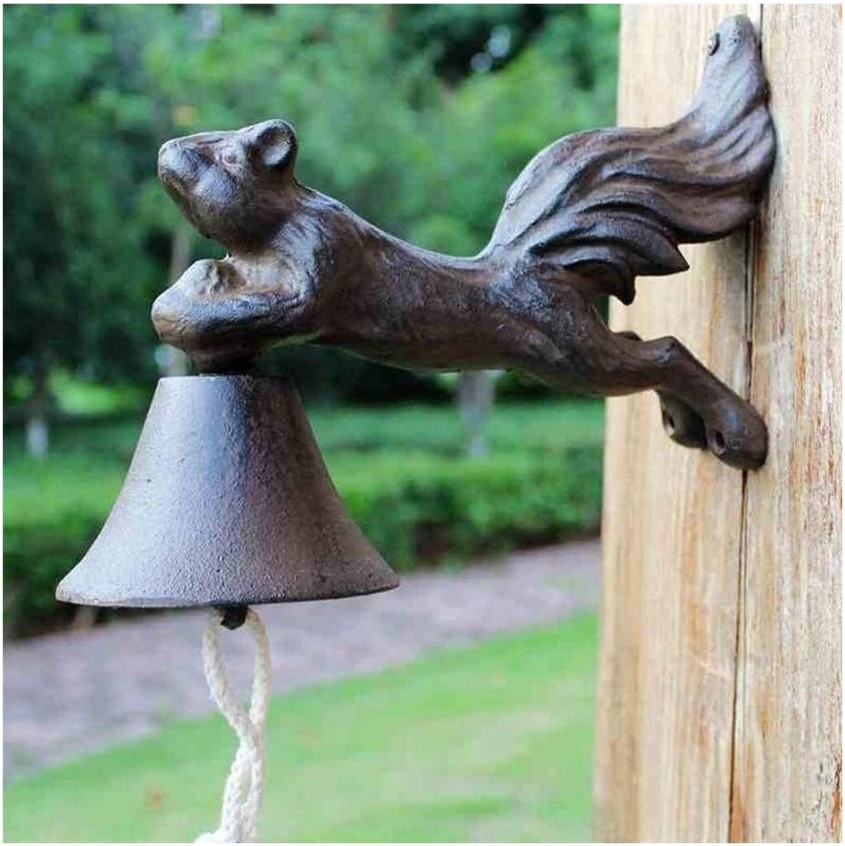 Cast Iron Decorative Doorbell Outdoor Dinner Bell Antique