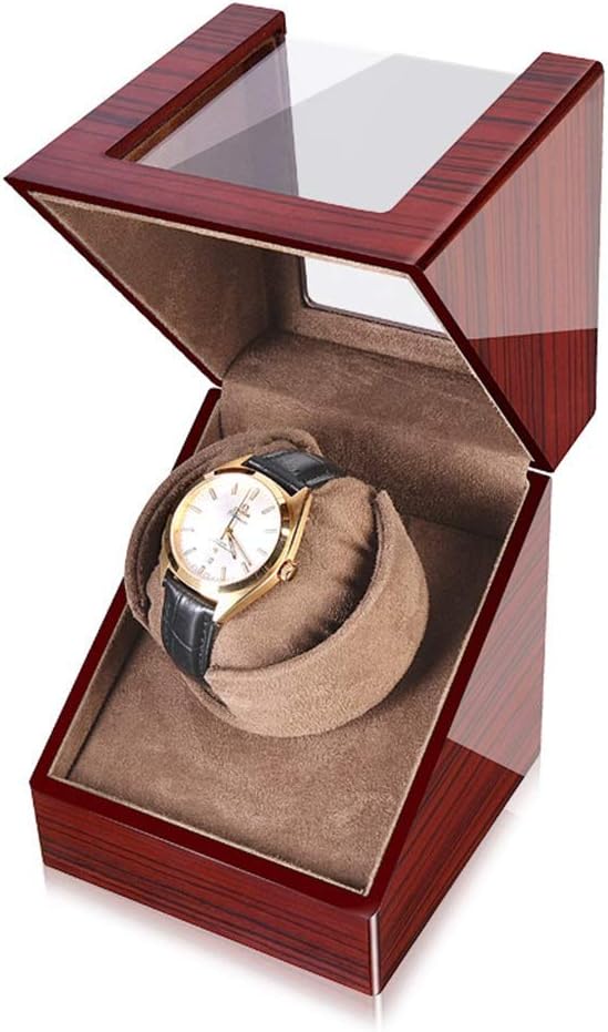 Watch Winders Watch Winder Boxes Watch Box Shake Table Device Automatic Single Winding Box Quiet Motor Mechanical Watch Storage 1+0 Watch Winder Watch Box