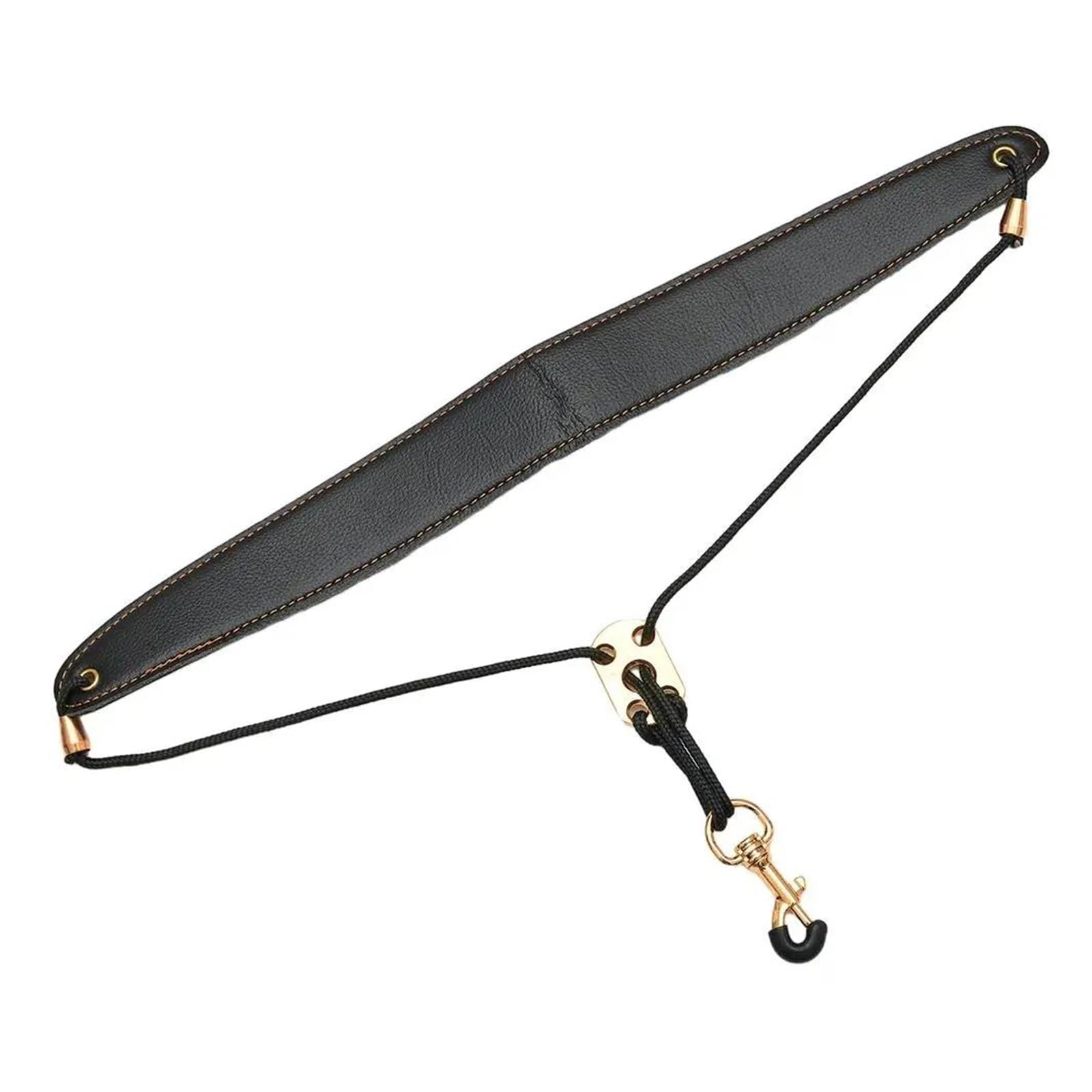 Akcesoria do saksofonu Pasek Na Szyję Do Saksofonu Halter Neck Do Saksofonu Do Akcesoriów Do Instrumentów Muzycznych (Color : Bk)
