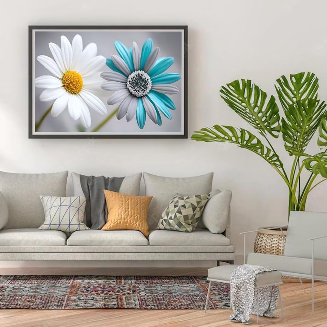 Générique 5D Flower Painting Diament Malarstwo Zestaw, DIY Fabryka Diament Kompletne zestawy, Diamentowe zestawy artystyczne dla dorosłych Początkujących, Square Diamond Rhinestone Ścieg krzyżykowy