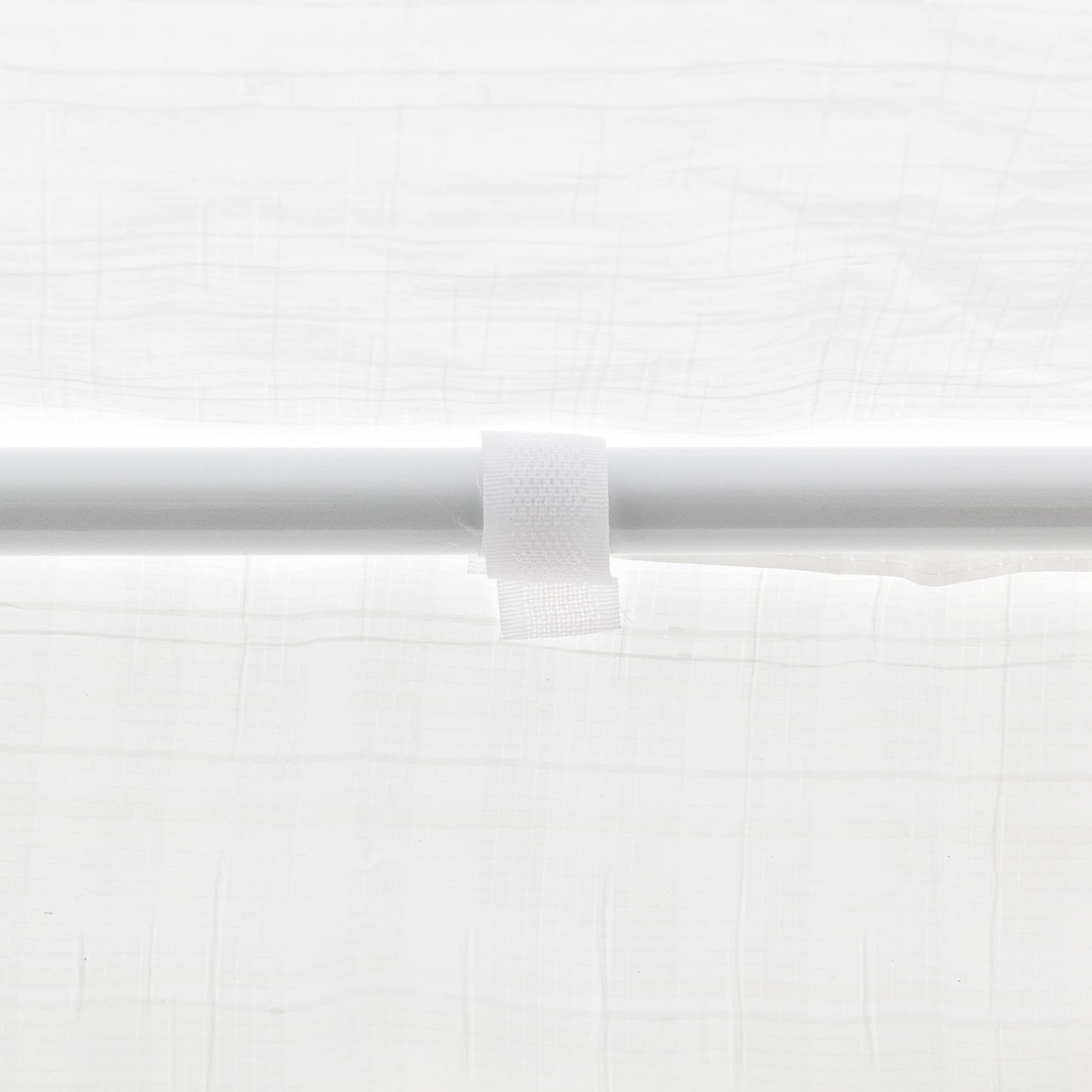 Relaxdays Tende per Gazebo Laterali, Set da 4, Telo Impermeabile in PVC, Pareti 3x2 m, 3 con Finestre, Parasole, Bianco