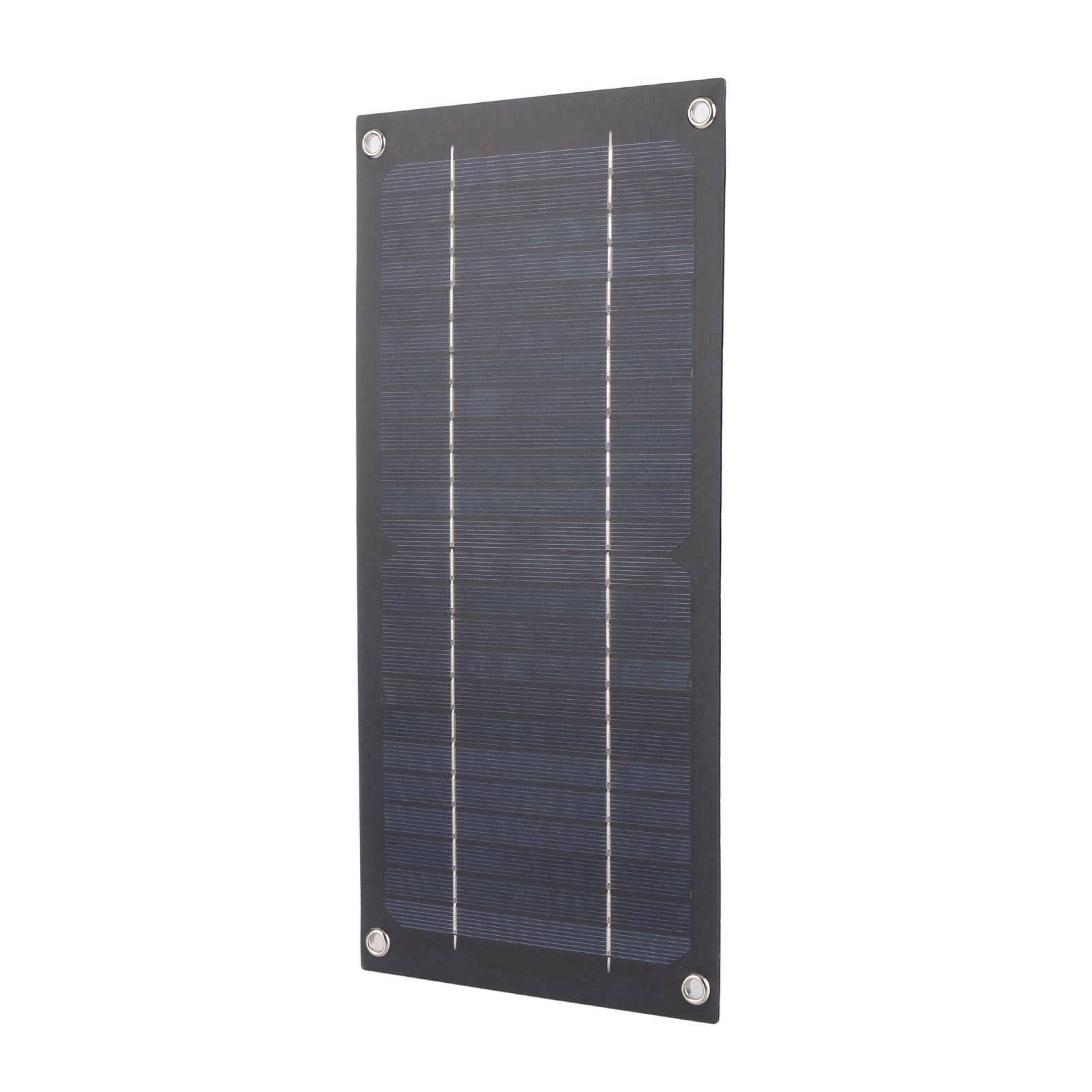 Zestaw Paneli Słonecznych o Mocy 600 W, Przenośna ładowarka do Paneli Słonecznych z Krzemu Monokrystalicznego z Kontrolerem ładowania 100 A, do Pojazdów Kempingowych na świeżym