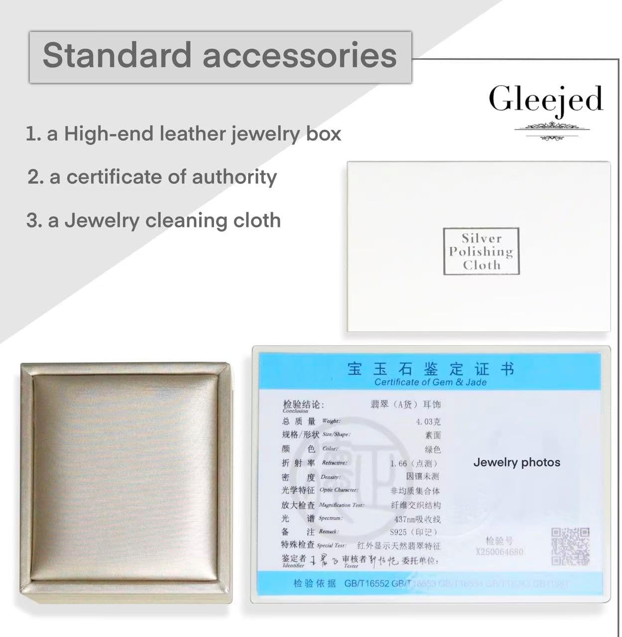 Real Jade Studs Earrings for Women 18k Gold Plated, 5mm Round, S925 Silver Natural Green Jadeite Studs Vintage Earrings Gold, Handmade Gift for Valentine's Day, with Certificate(2pcs Premium) - Image 8