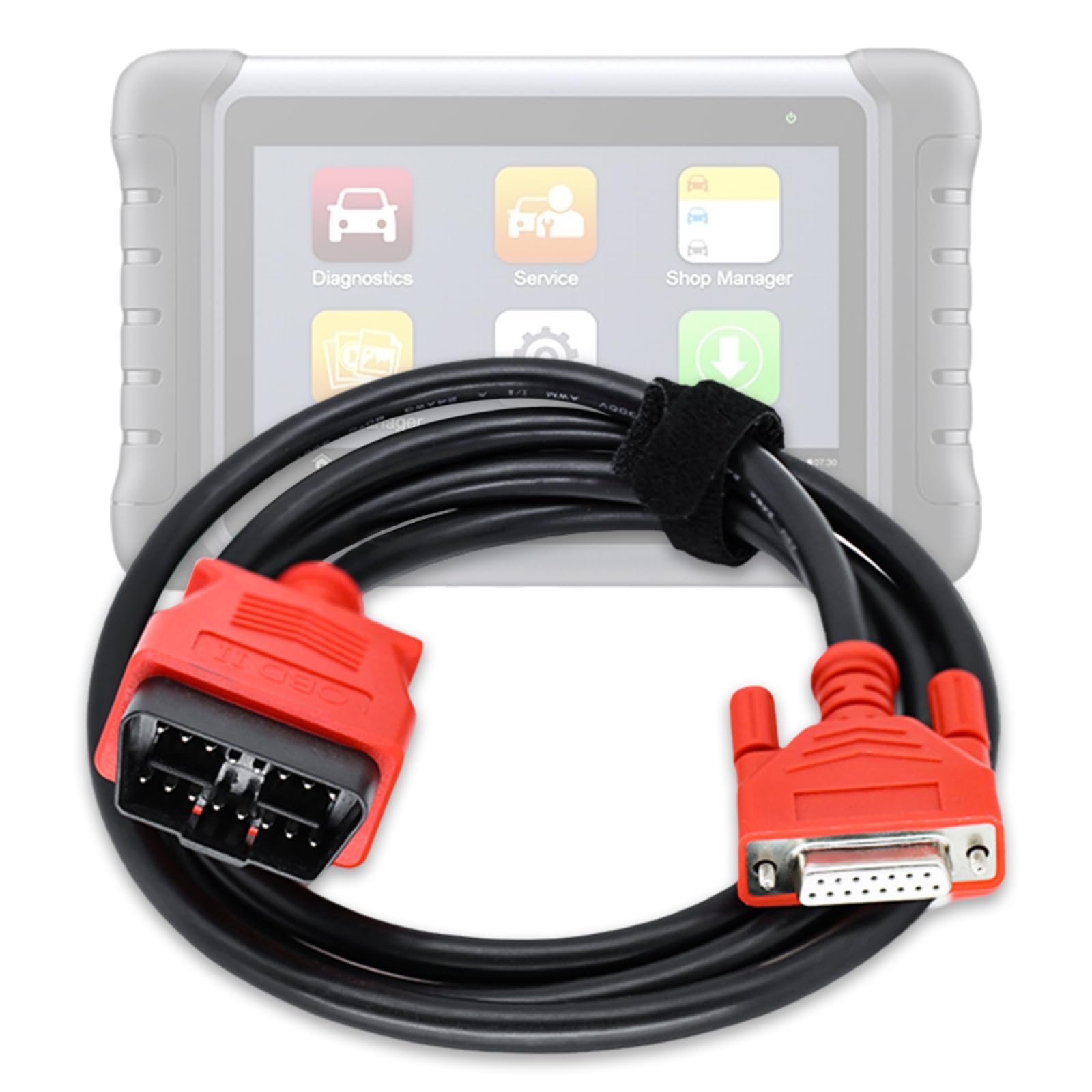 Photo 1 of lydesor OBD2 Main Test Cable for Au-tel Diagnostic Scan Tools,Compatible with MaxiSys MS908,MS906,Mini MS905,DS808,DS808KIT,MK/MP808K,9009,MPM Code Reader,DB15 to 16 Pin OBD2 Test Cable(1.5m/59inch)