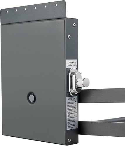 Miniatura 5 de Estante desplegable para gabinete, organizador superior de almacenamiento de armario de pared de cocina con 2 niveles, organizador de estante para