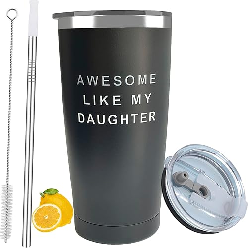 Regalos de cumpleaños para papá, impresionante como mi hija, regalos divertidos para papá, idea de regalo de cumpleaños para hombres, regalos únicos