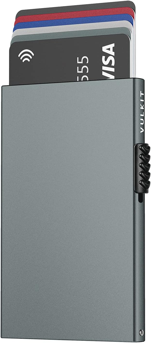 Card Wallet for Men Credit Card Holder RFID Blocking Pop Up Card Holder Women Minimalist Wallet Slim RFID Wallet